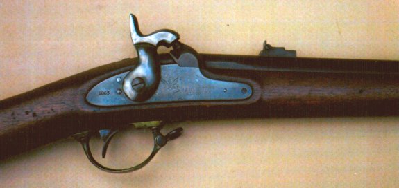 CIVIL WAR PERIOD REMINGTON ZOUAVE RIFLE, DTD. 1863 view 3