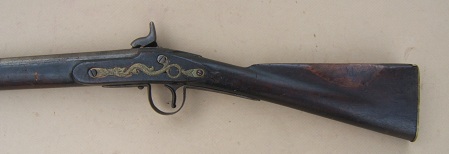 A FINE UNTOUCHED ORIGINAL PERCUSSION NORTH WEST TRADE GUN, BY BARNETT, Dtd. 1888 view 2