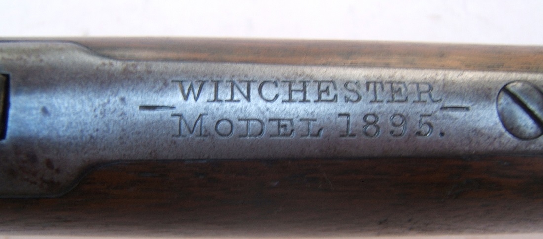 A FINE & SCARCE ANTIQUE WINCHESTER MODEL 1895 RIFLE, Sn. 5,XXX view 4