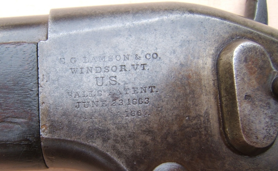 A FINE AMERICAN CIVIL WAR/INDIAN PERIOD WAR BALL REPEATING SADDLE RING CARBINE, ca. 1865 view 4