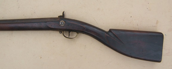 A VERY GOOD ORIGINAL PERCUSSION NEW ENGLAND (RHODE ISLAND?) CLUB-BUTT FOWLER, ca. 1830 view 2
