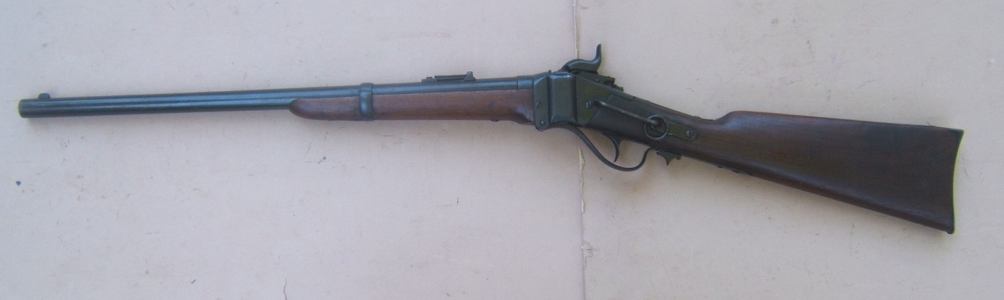 A VERY GOOD CIVIL WAR/INDIAN WAR ERA MARTIALLY INSPECTED METALLIC CARTRIDGE CONVERSION SHARPS 