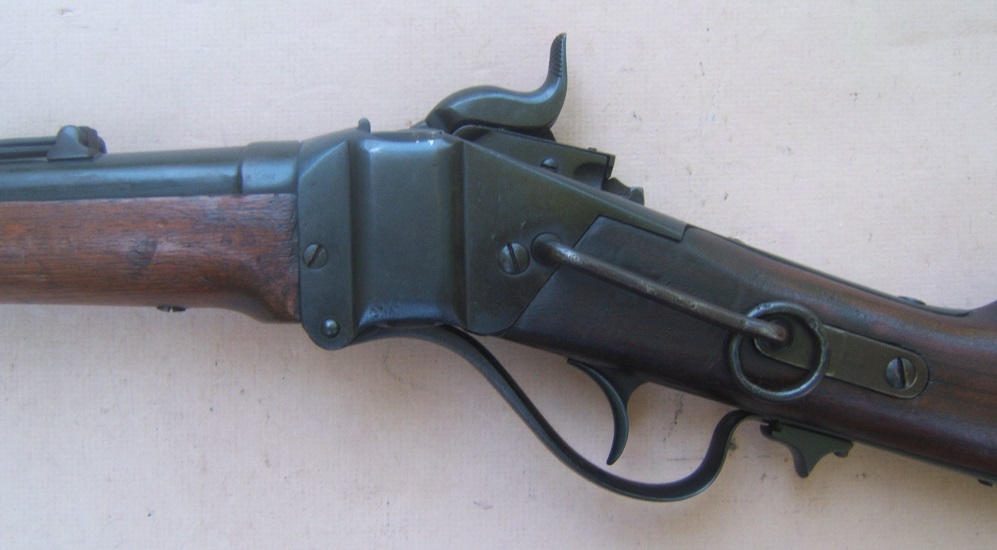 A VERY GOOD CIVIL WAR/INDIAN WAR ERA MARTIALLY INSPECTED METALLIC CARTRIDGE CONVERSION SHARPS 