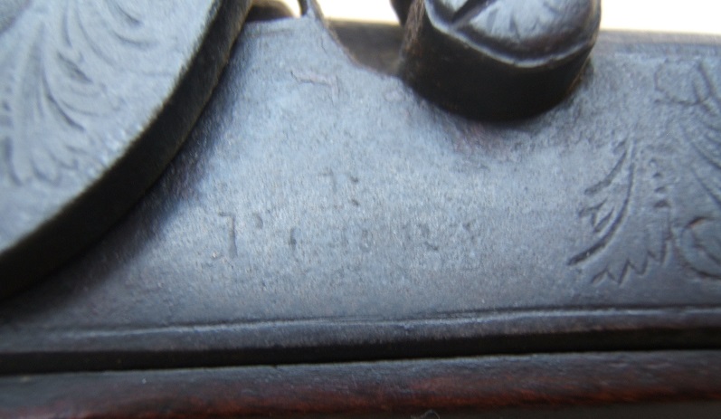 A VERY GOOD UNTOUCHED PERCUSSION CONVERTED TRADE GUN TYPE FOWLER, by R. PERRY, ca. 1820 view 6