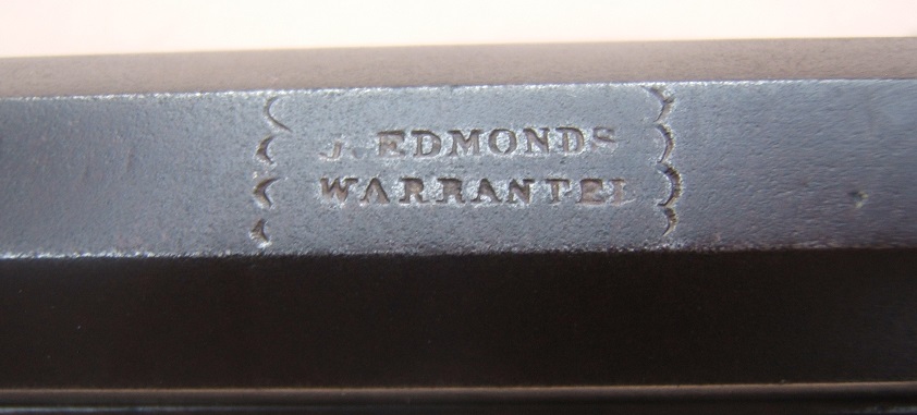 A VERY FINE QUALITY & HISTORIC SILVER-MOUNTED PRESENTATION HALFSTOCK PENNSYLVANIA/KENTUCKY PLAINS-TYPE RIFLE by J. EDMONDS, ca. 1845 view 4