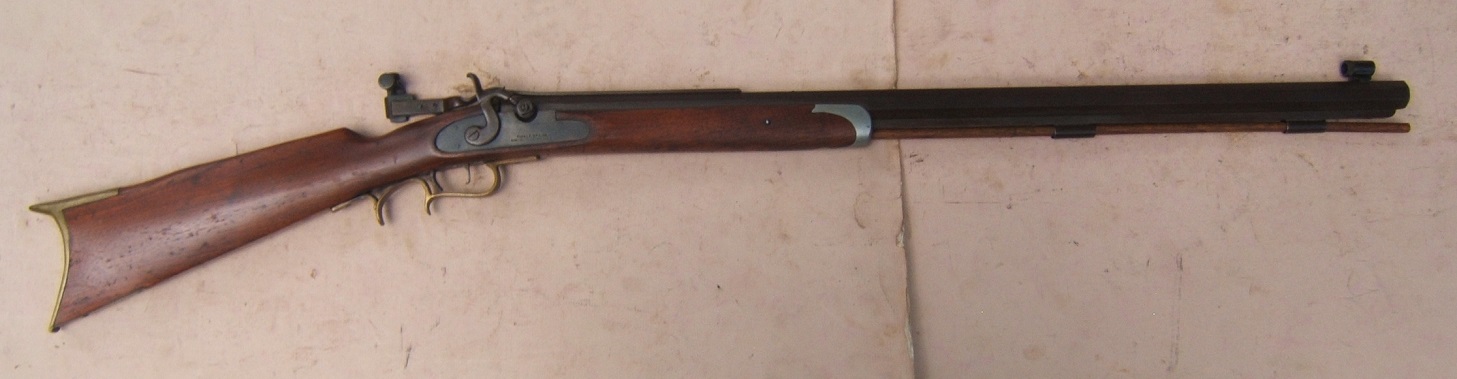 A FINE QUALITY 20TH CENTURY HALFSTOCK PERCUSSION �PLAINS TYPE� TARGET-RIFLE, w/ REDFIELD 