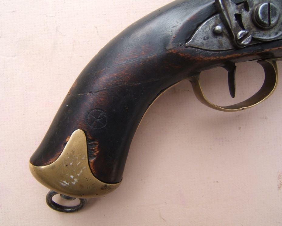 A SCARCE SWEDISH MODEL 1845 NAVAL PISTOL, ca. 1850 view 4