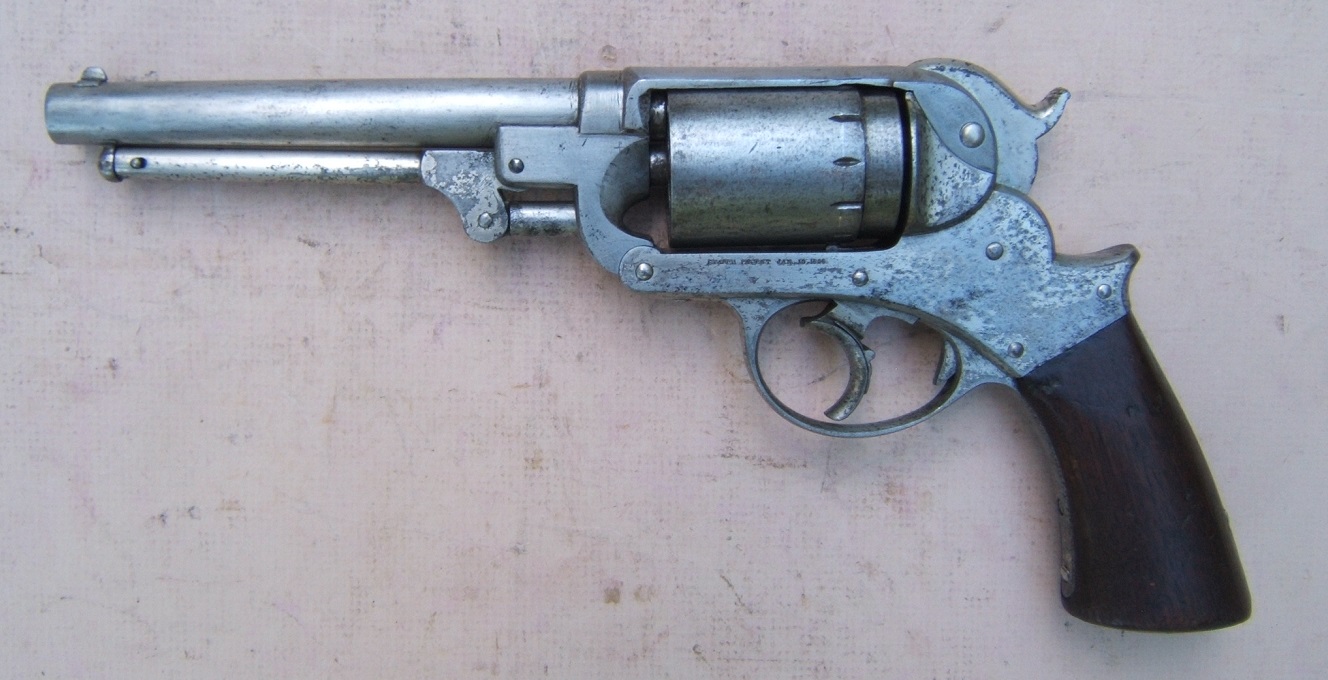 A VERY GOOD & UNUSUAL CARTRIDGE-CONVERTED STARR DOUBLE ACTION 