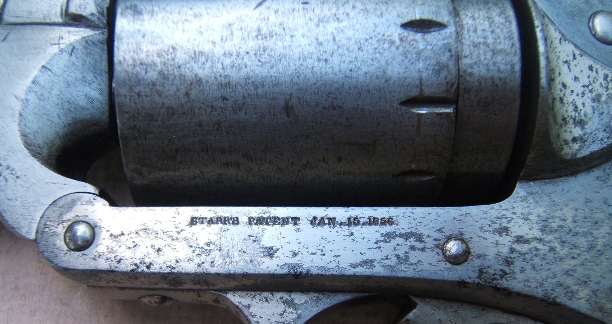 A VERY GOOD & UNUSUAL CARTRIDGE-CONVERTED STARR DOUBLE ACTION 