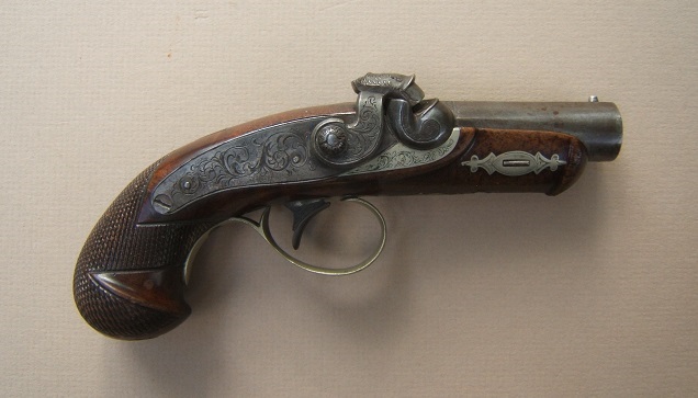 A VERY GOOD+ AMERICAN PERCUSSION DERRINGER, ca. 1850s view 1
