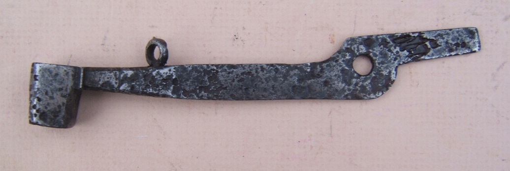 A SCARCE 16th/17TH CENTURY GERMAN MILITARY TYPE COMBINATION WHEELOCK SPANNER, & SCREWDRIVER, ca. 1580-1600 view 1