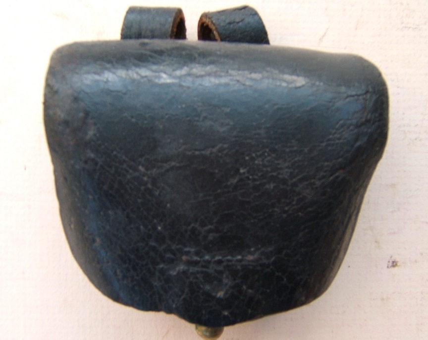 A VERY GOOD UNTOUCHED UNION MADE CIVIL WAR MUSKET-TYPE CAP BOX, ca. 1863 view 1