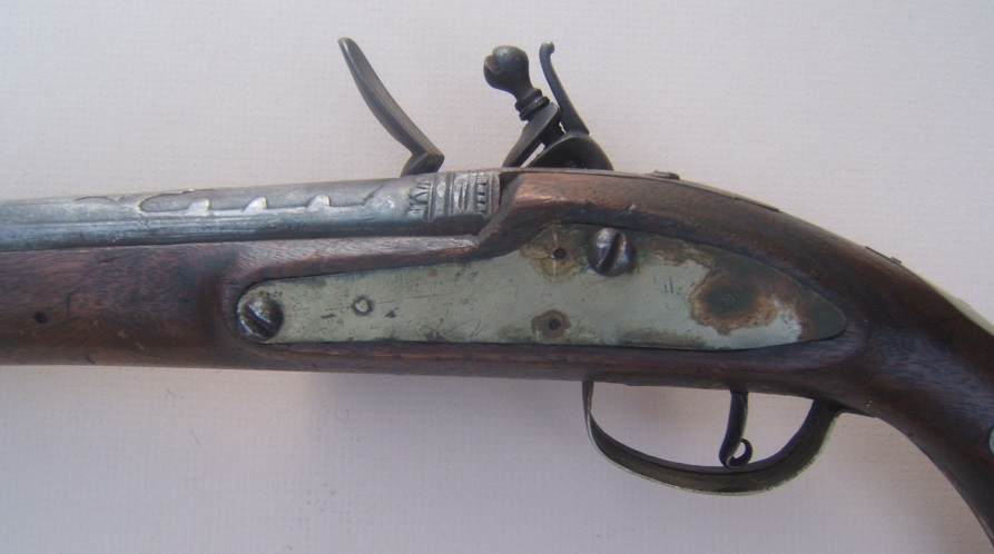 A GOOD 19TH CENTURY TURKISH FLINTLOCK HOLSTER PISTOL, ca. 1840 view4
