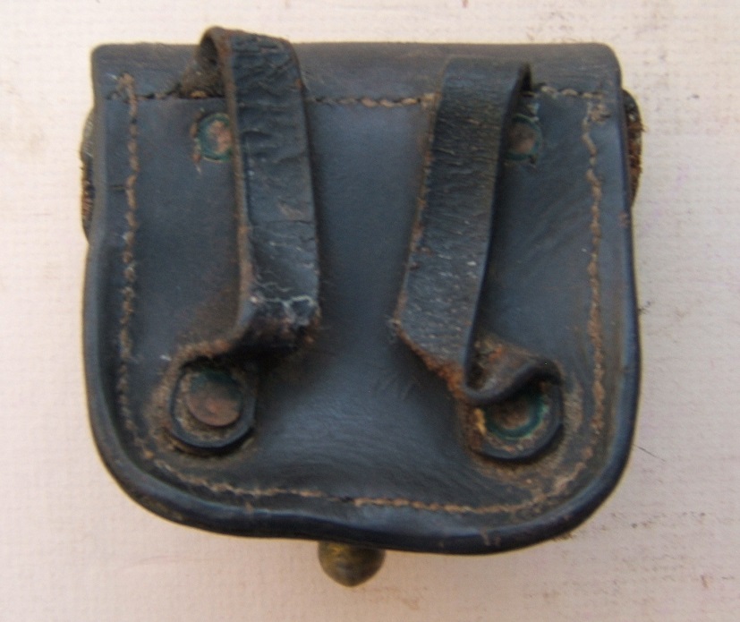 A FINE & UNTOUCHED UNION MADE CIVIL WAR PISTOL-TYPE CAP BOX, ca. 1863 view2