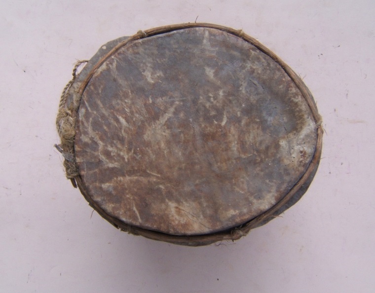 A VERY RARE EARLY/MID 19TH CENTURY AMERICAN PLAINS INDIAN (SIOUX) WAR DRUM, ca. 1840 view3