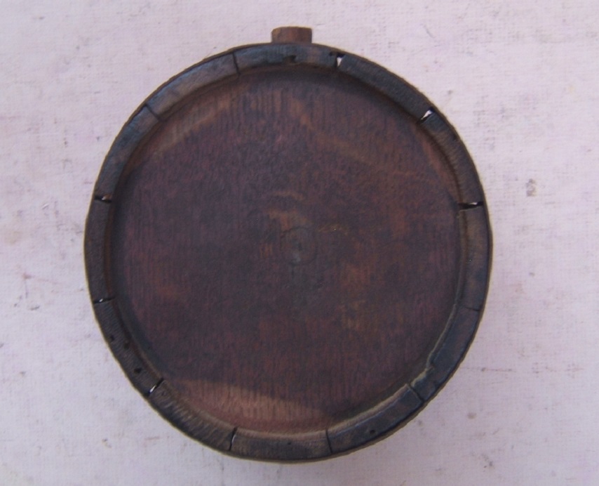 A RARE AMERICAN REVOLUTIONARY WAR PERIOD AMERICAN SOLDIER'S �STAVE TYPE� CANTEEN, ca. 1770 view2