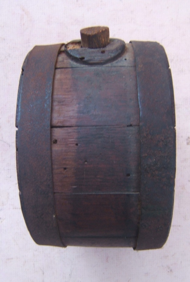 A RARE AMERICAN REVOLUTIONARY WAR PERIOD AMERICAN SOLDIER'S �STAVE TYPE� CANTEEN, ca. 1770 view3