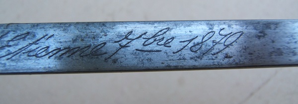A VERY GOOD FRENCH GRAS RIFLE-TYPE BAYONET view 2