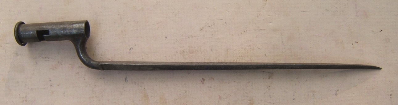 A FINE WAR of 1812/NAPOLEONIC WAR PERIOD BRITISH BROWN BESS BAYONET, ca. 1810 view 1