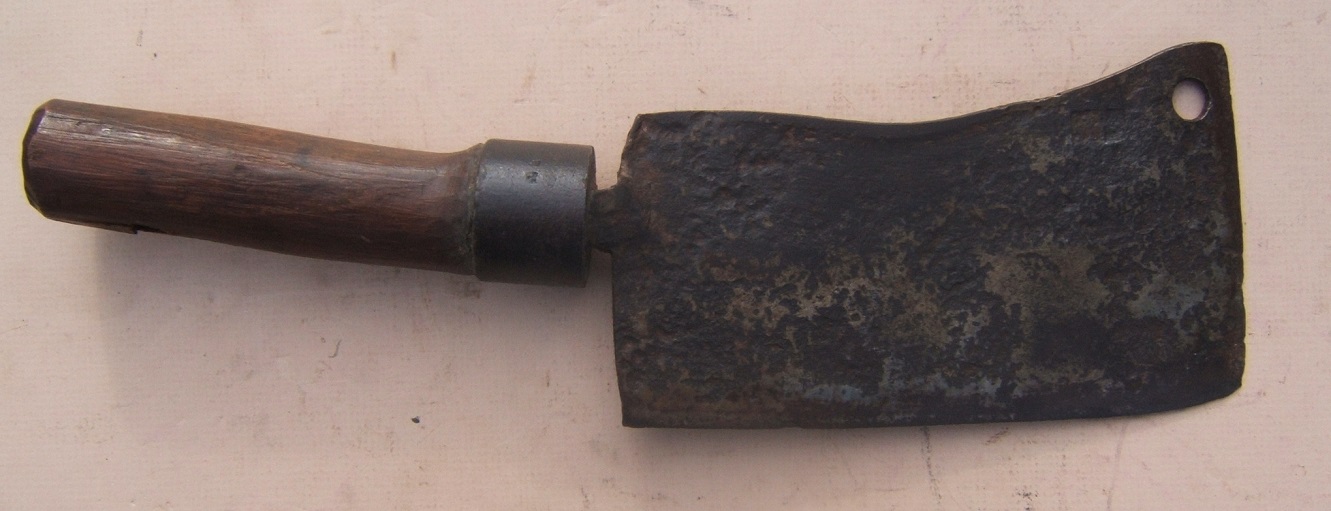 Sold at Auction: 19th C. Spanish Colonial Iron Knife w/ Wood Handle