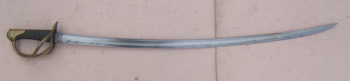 A FINE FRENCH MODEL 1822 LIGHT CAVALRY SWORD & SCABBARD, ca. 1873 view 3