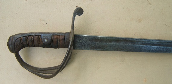 A VERY GOOD AMERICAN CIVIL WAR PERIOD MID-19th CENTURY CONTINENTAL EUROPEAN (FRENCH?) CAVALRY SWORD/SABER, ca. 1850 view 2