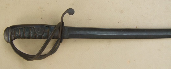 A VERY GOOD AMERICAN CIVIL WAR PERIOD MID-19th CENTURY CONTINENTAL (FRENCH?) CAVALRY SWORD/SABER, ca. 1850 view 1